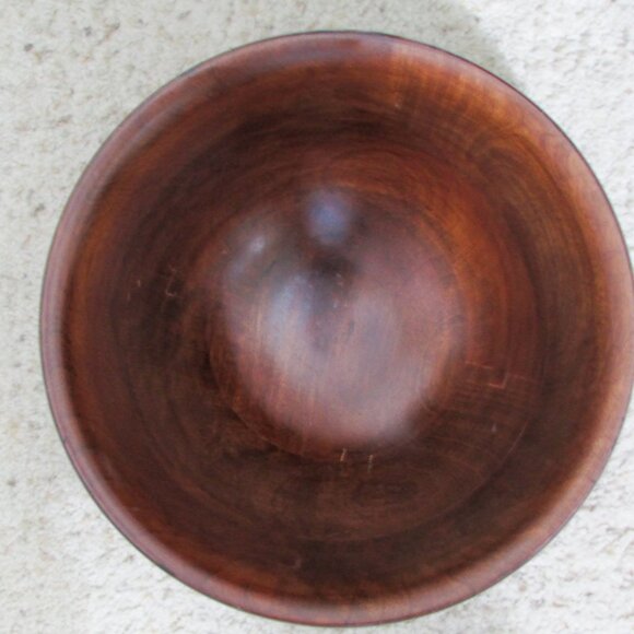 Large Wood Salad Bowl - Picture 3 of 8
